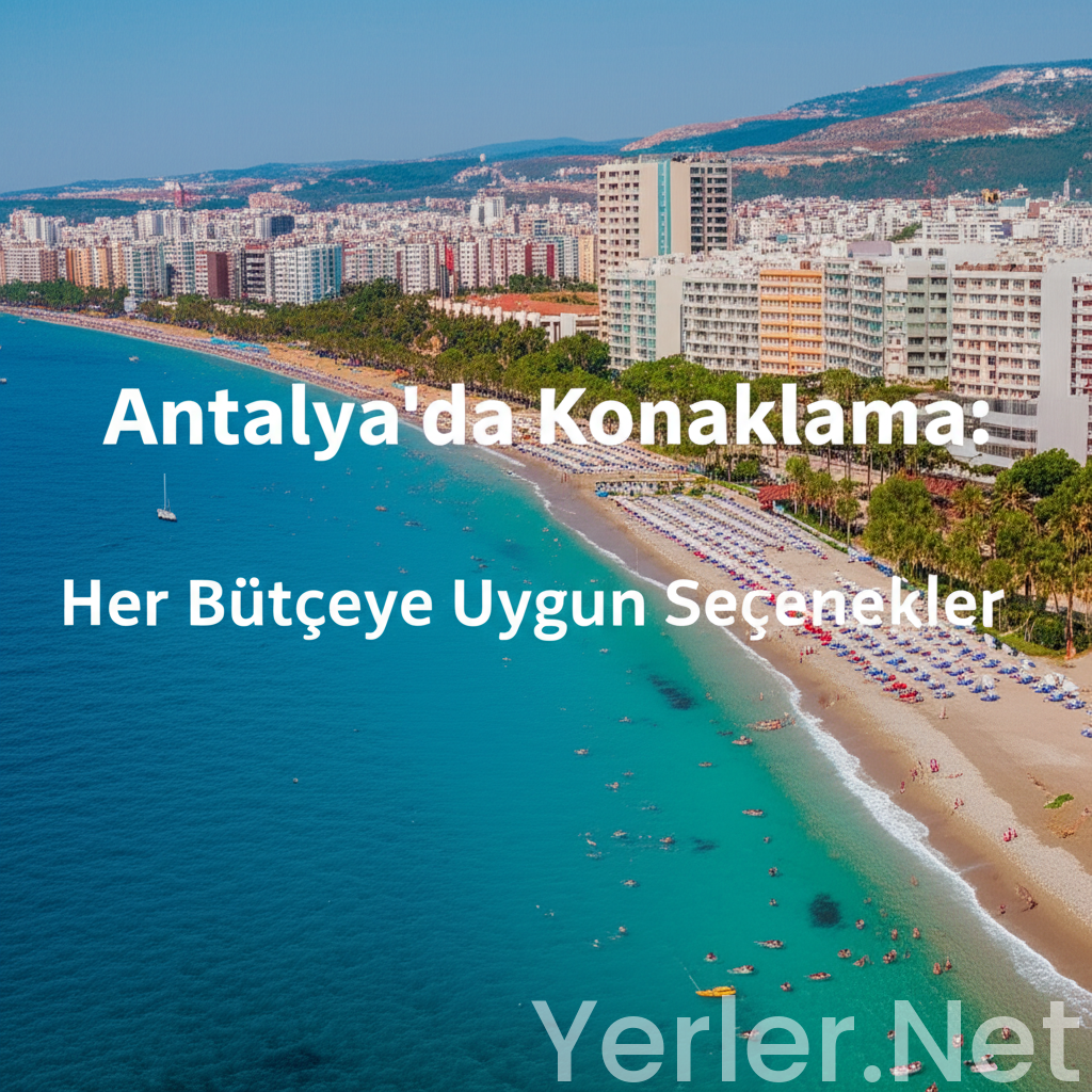 Antalya'da Konaklama: Her Bütçeye Uygun Seçenekler