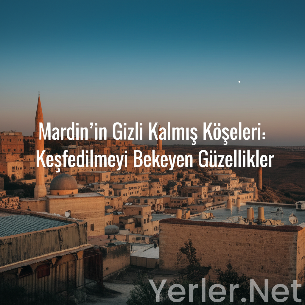 Mardin'in Gizli Kalmış Köşeleri: Keşfedilmeyi Bekleyen Güzellikler