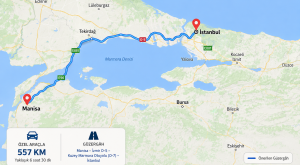 Manisa İstanbul Arası Kaç Km